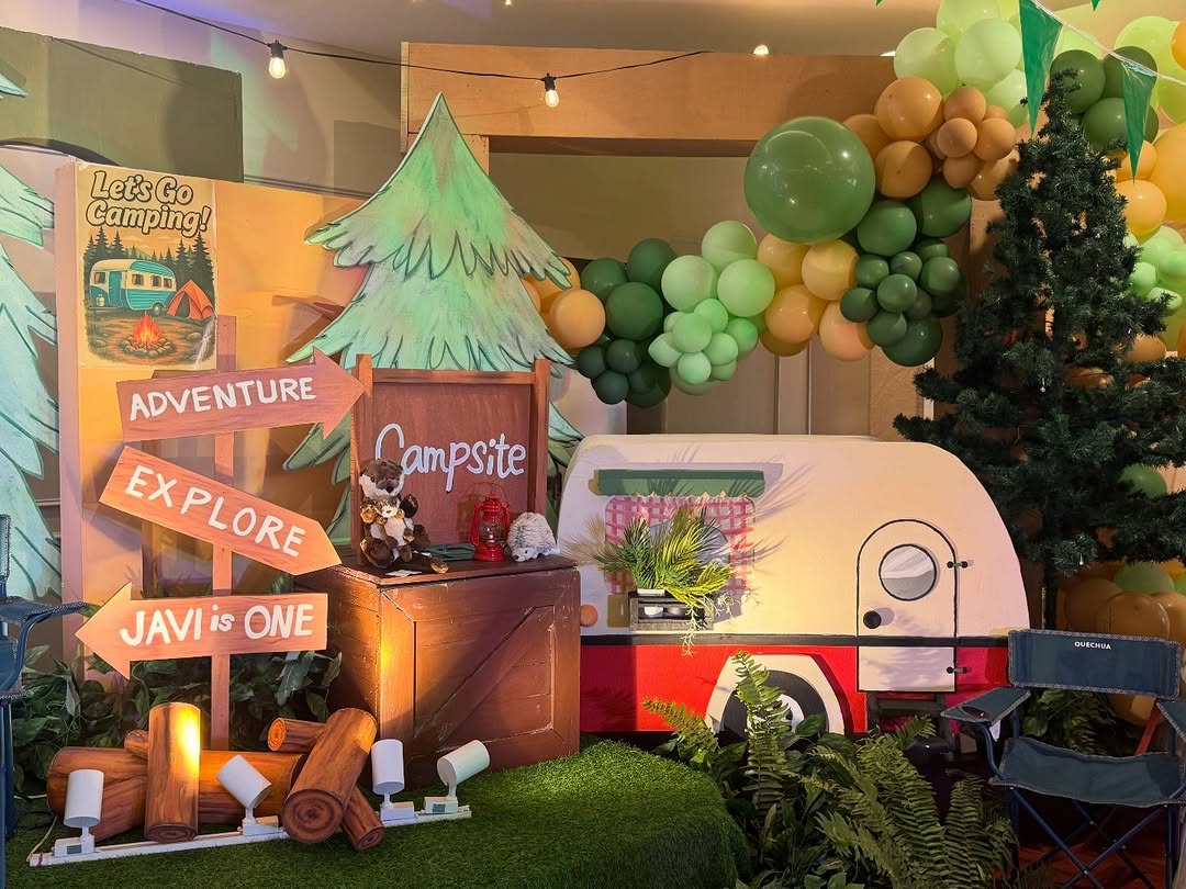 Camp event party detail
